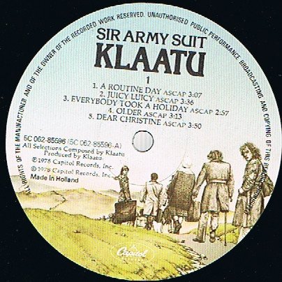 Art Rock, Klaatu, LP, Prog Rock, Psychedelic Rock | Historia Nuestra