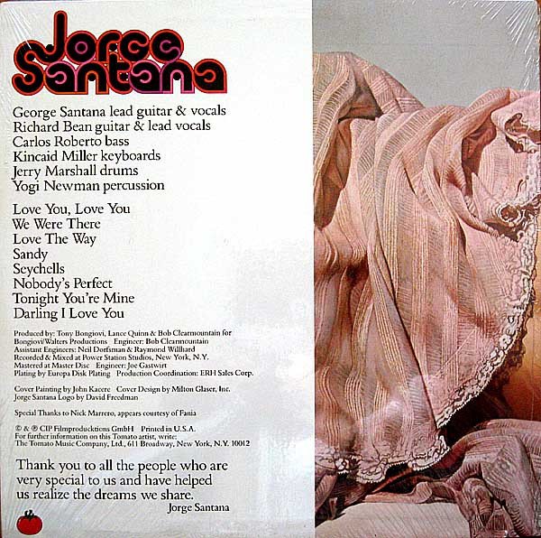 Disco, JazzFunk, Jorge Santana, LP | Historia Nuestra