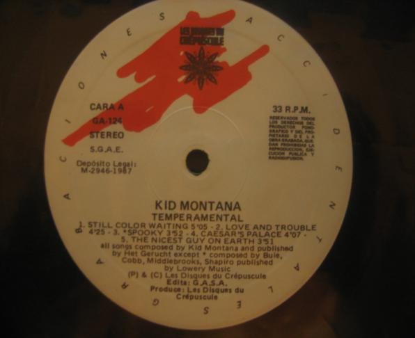 Kid Montana, LP, New Wave, Synthpop | Historia Nuestra