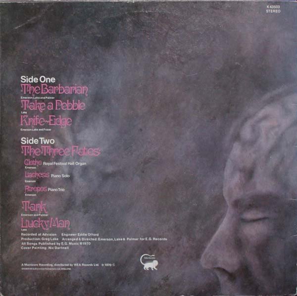 Emerson, Lake & Palmer, LP, Prog Rock | Historia Nuestra
