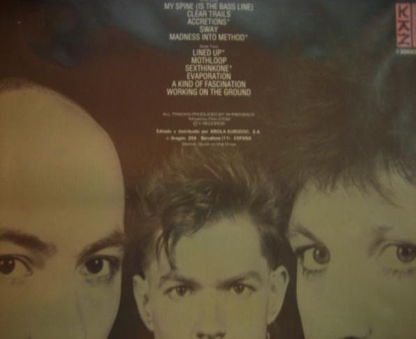 Experimental, LP, New Wave, Shriekback, Synthpop | Historia Nuestra