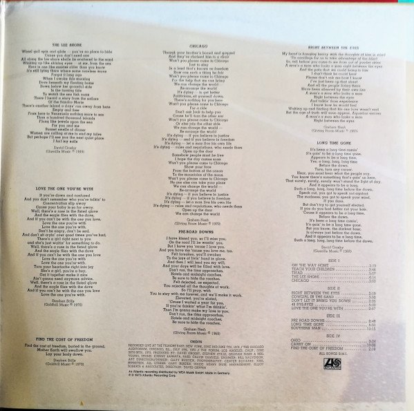 Crosby, Folk Rock, LP, Nash & Young, Stills | Historia Nuestra