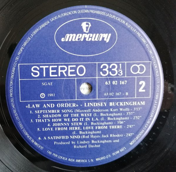 Acoustic, Lindsey Buckingham, LP, Soft Rock | Historia Nuestra