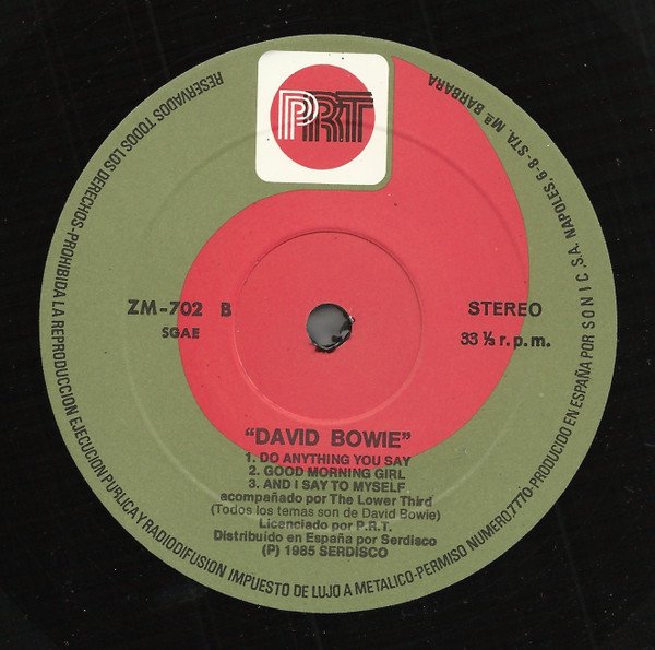 David Bowie, LP | Historia Nuestra