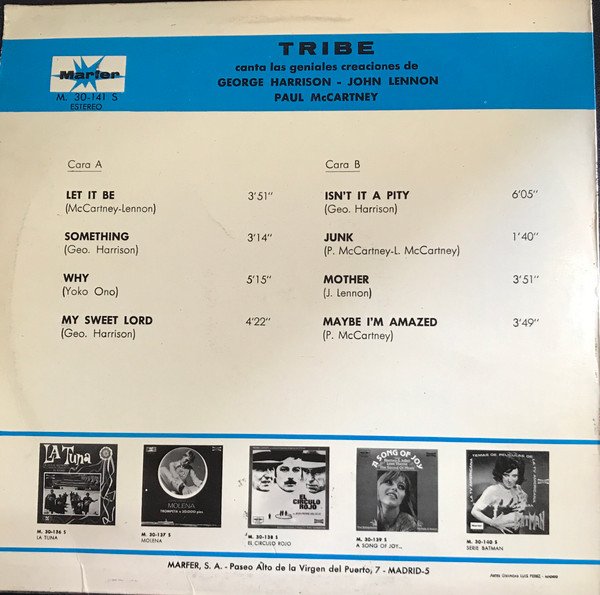LP, Pop Rock, Tribe* | Historia Nuestra