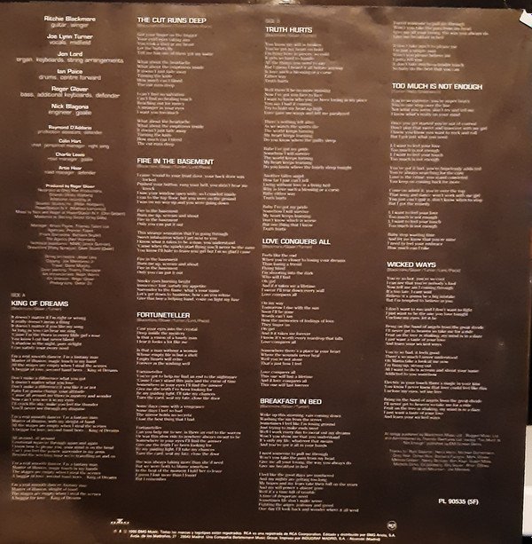 Deep Purple, Hard Rock, LP | Historia Nuestra