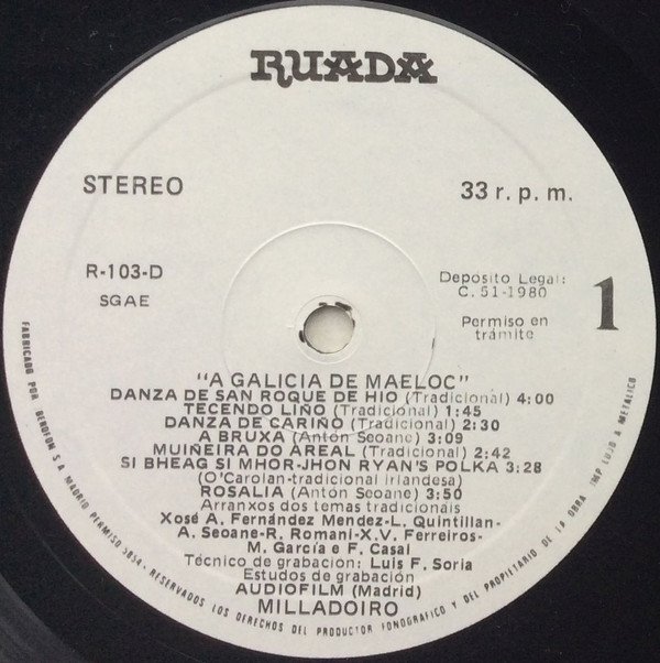 Celtic, Folk, Galician Traditional, LP, Milladoiro | Historia Nuestra