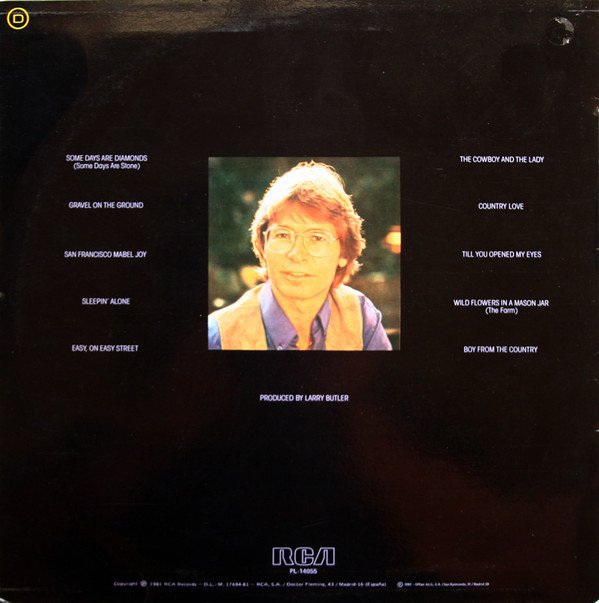Country Rock, Folk Rock, John Denver, LP | Historia Nuestra
