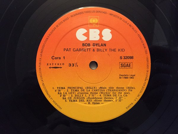 Bob Dylan, LP, Soundtrack | Historia Nuestra