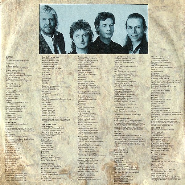 Anderson Bruford Wakeman Howe, LP, Prog Rock, Symphonic Rock | Historia Nuestra