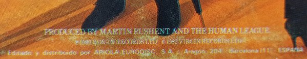 12 inch, Synthpop, The Human League | Historia Nuestra