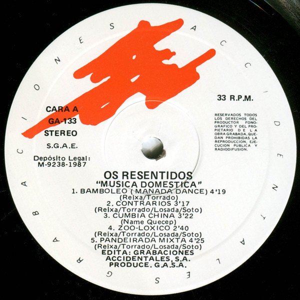 LP, Os Resentidos, Pop Rock | Historia Nuestra