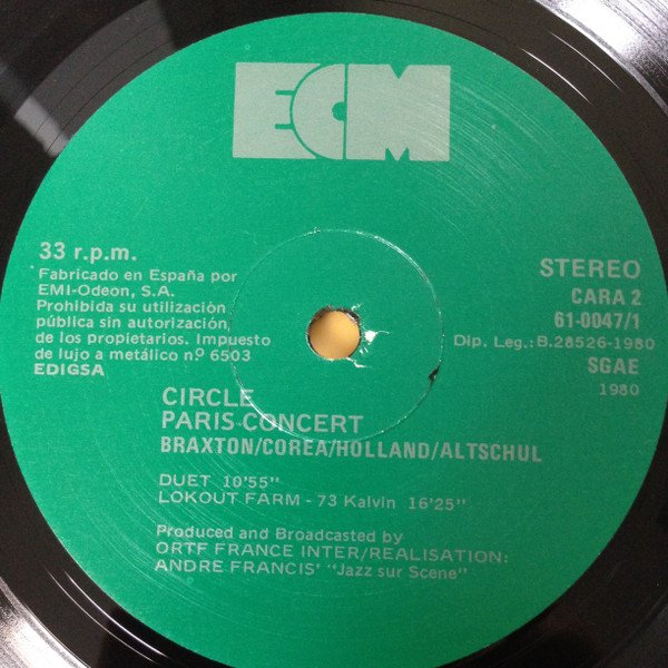Avantgarde Jazz, Circle, LP | Historia Nuestra
