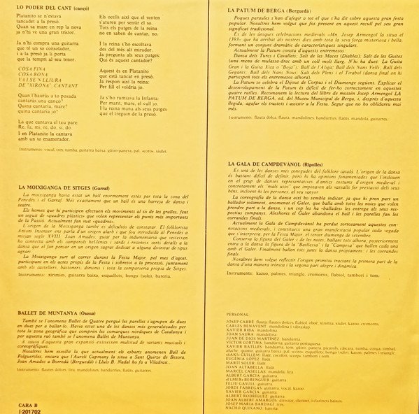Catalan Music, Folk, Jordi Fàbregas / Xavier Batllés / Josep Cabré I L'Harmònica Brava*, LP | Historia Nuestra