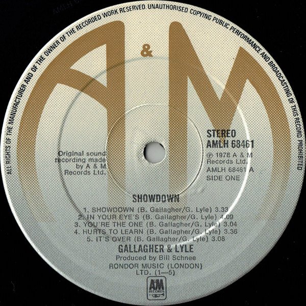 Folk, Gallagher & Lyle, LP, Vocal | Historia Nuestra