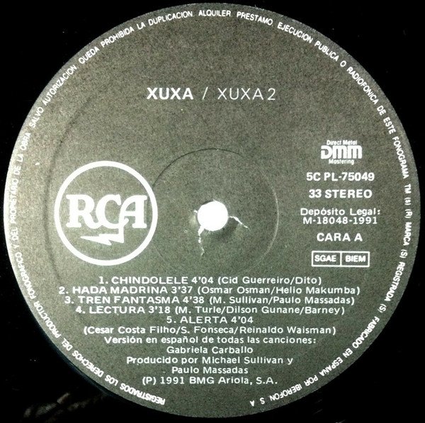 LP, Vocal, Xuxa | Historia Nuestra