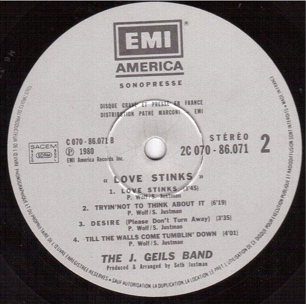 LP, Pop Rock, The J. Geils Band | Historia Nuestra