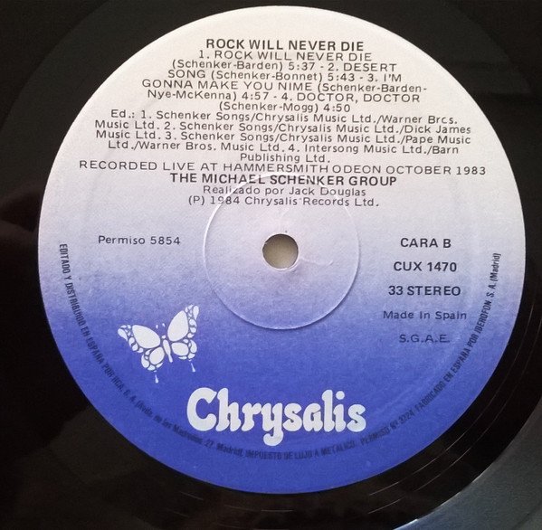 Hard Rock, Heavy Metal, LP, The Michael Schenker Group | Historia Nuestra