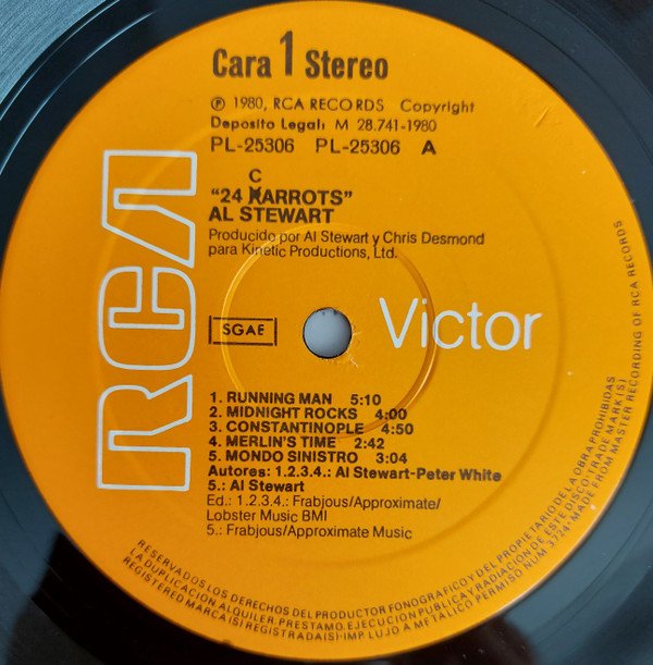 Al Stewart, LP, Pop Rock | Historia Nuestra