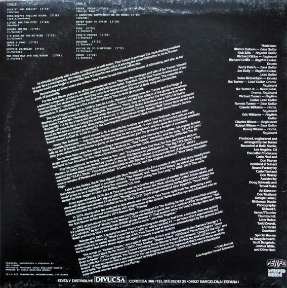 Ike & Tina Turner, LP, Rhythm Blues | Historia Nuestra