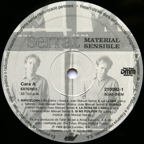 Catalan Music, LP, Serrat* | Historia Nuestra