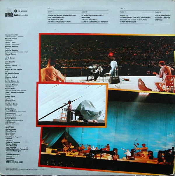 Catalan Music, Folk, Lluís Llach*, LP, Vocal | Historia Nuestra