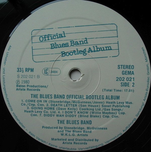 Blues Rock, LP, The Blues Band | Historia Nuestra