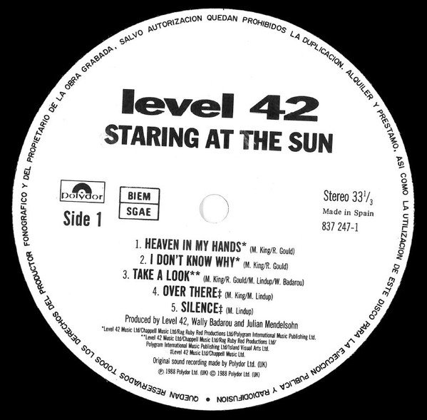 Level 42, LP, Synthpop | Historia Nuestra