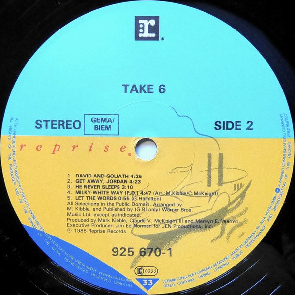 Gospel, LP, Take 6 | Historia Nuestra