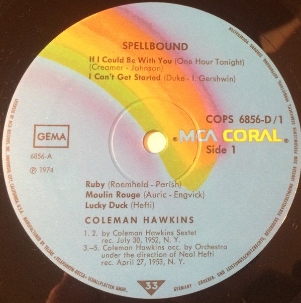 Coleman Hawkins, LP | Historia Nuestra