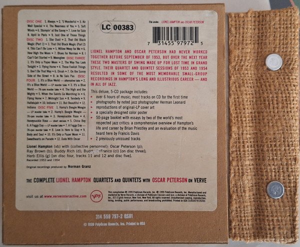 Ediciones especiales CD, Lionel Hampton / Oscar Peterson, Swing | Historia Nuestra