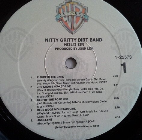 Country, Country Rock, LP, Nitty Gritty Dirt Band | Historia Nuestra