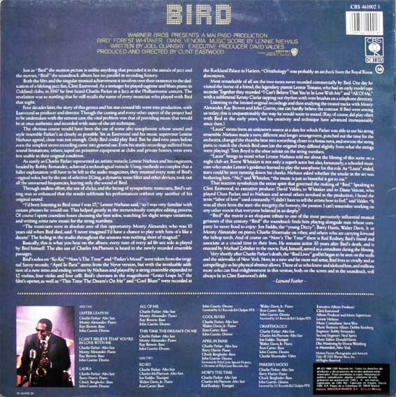Bird, Bop, LP, Soundtrack | Historia Nuestra