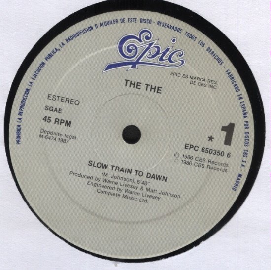 12 inch, Alternative Rock, Synthpop, The The | Historia Nuestra
