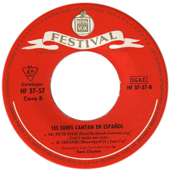 7 inch, Les Surfs..!*, Vocal | Historia Nuestra