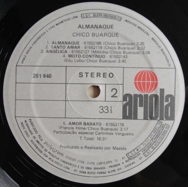 Bossanova, Chico Buarque, LP, MPB, Samba | Historia Nuestra