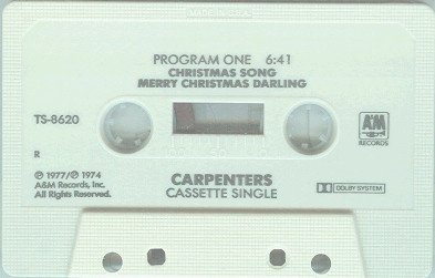 Carpenters, Easy Listening, Holiday, Tape, Vocal | Historia Nuestra