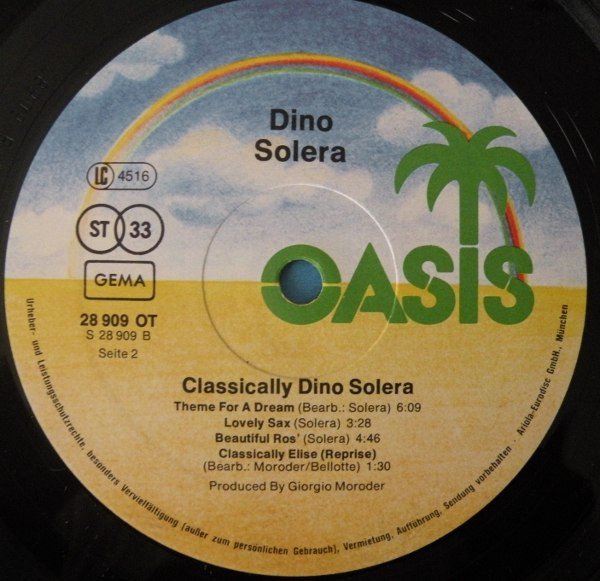 Dino Solera, Disco, LP | Historia Nuestra