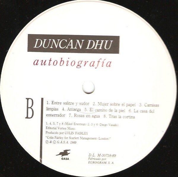 Duncan Dhu, LP, Pop Rock | Historia Nuestra