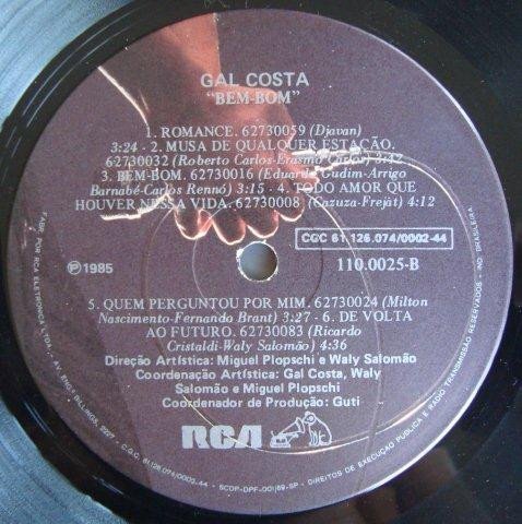 Gal Costa, LP, MPB | Historia Nuestra