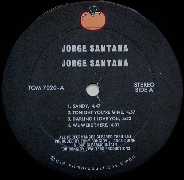 Disco, JazzFunk, Jorge Santana, LP | Historia Nuestra