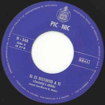 7 inch, Ballad, Pic-Nic, Sunshine Pop | Historia Nuestra