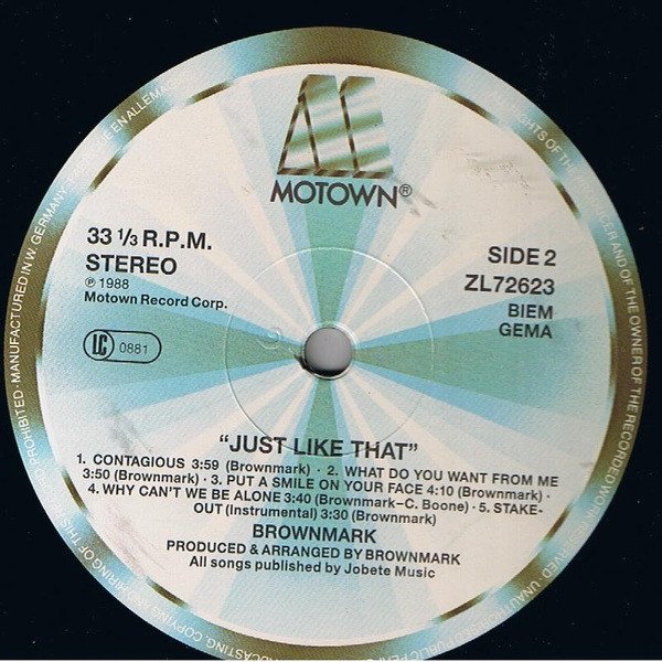 Brownmark, LP, New Jack Swing | Historia Nuestra