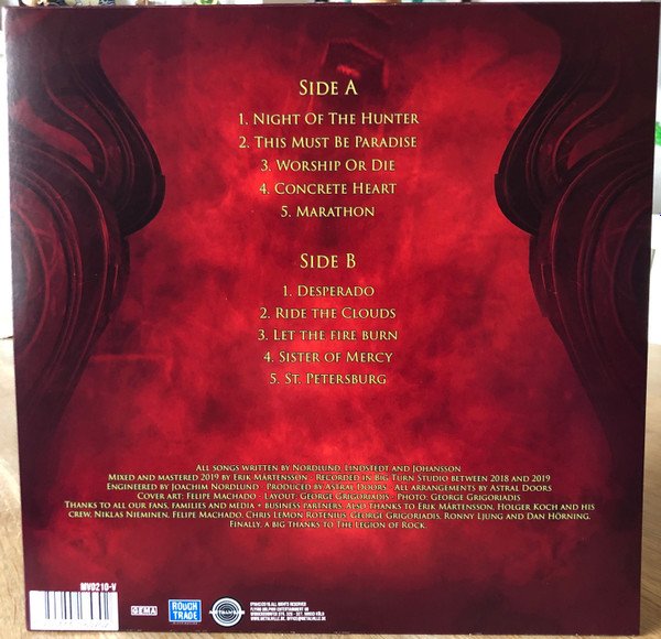 Astral Doors, Heavy Metal, LP | Historia Nuestra