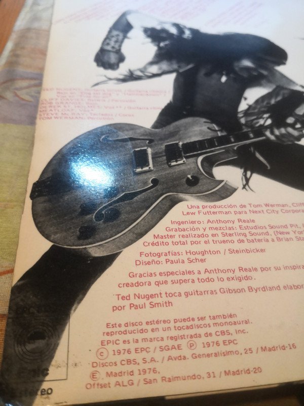 Hard Rock, LP, Ted Nugent | Historia Nuestra