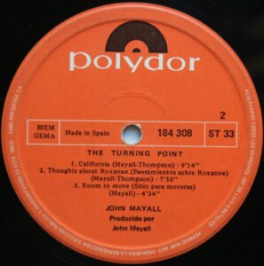 Blues Rock, Harmonica Blues, John Mayall, LP | Historia Nuestra