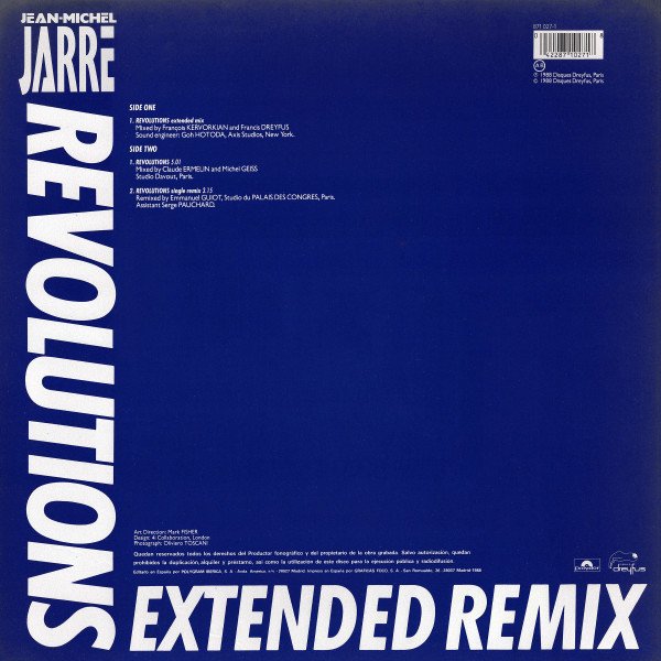 12 inch, Electro, Jean-Michel Jarre, Synthpop | Historia Nuestra