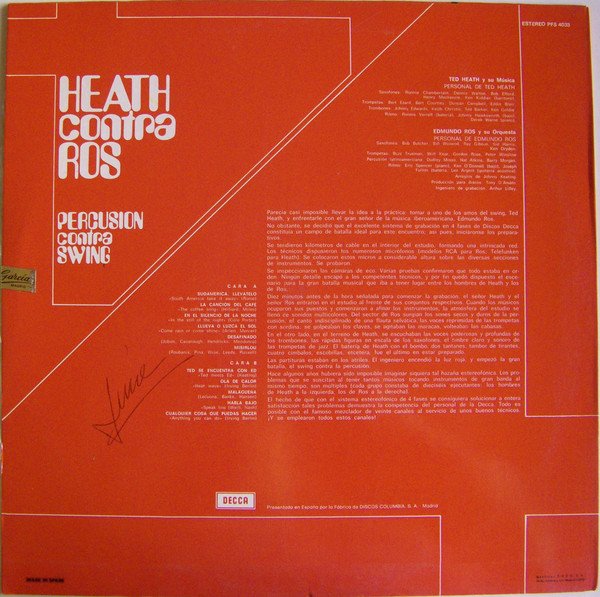 Heath* Contra Ros*, LP, Swing | Historia Nuestra