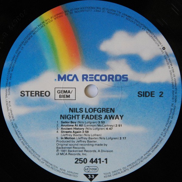 Classic Rock, LP, Nils Lofgren | Historia Nuestra