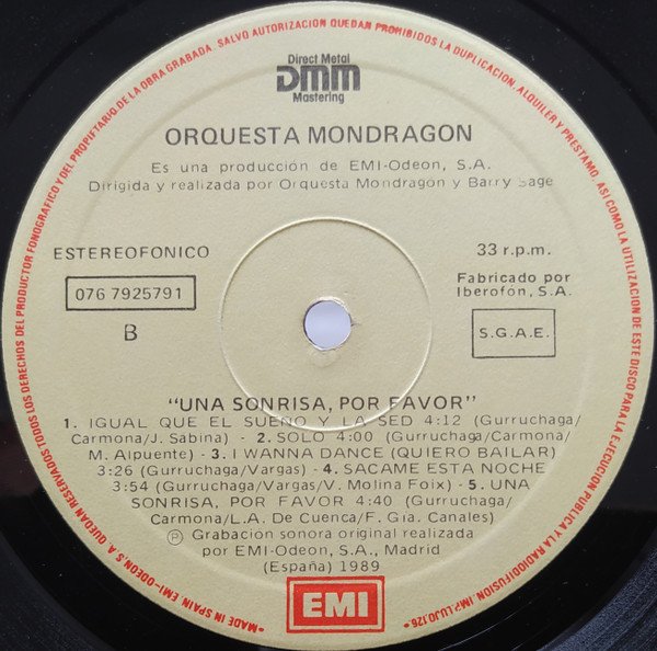 LP, Orquesta Mondragón, Pop Rock | Historia Nuestra